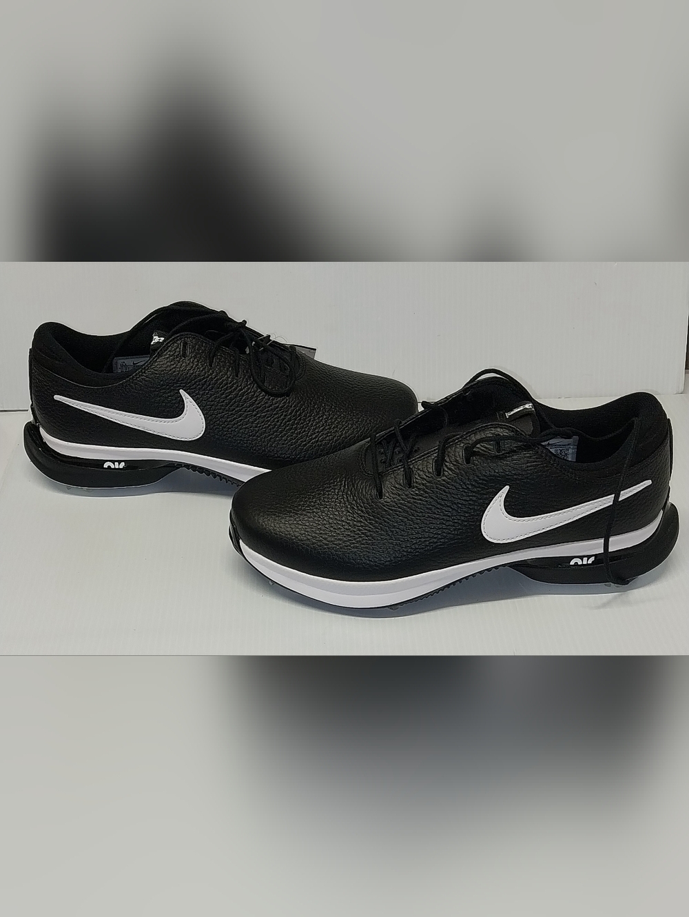 Nike Mens Air Zoom Victory Tour 3 Golf Shoes Black White DX9025-003 Size 10.5